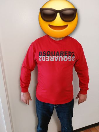 Dsquared2 Herren-Sweatshirt, Rot, Grösse M - Top Zustand!