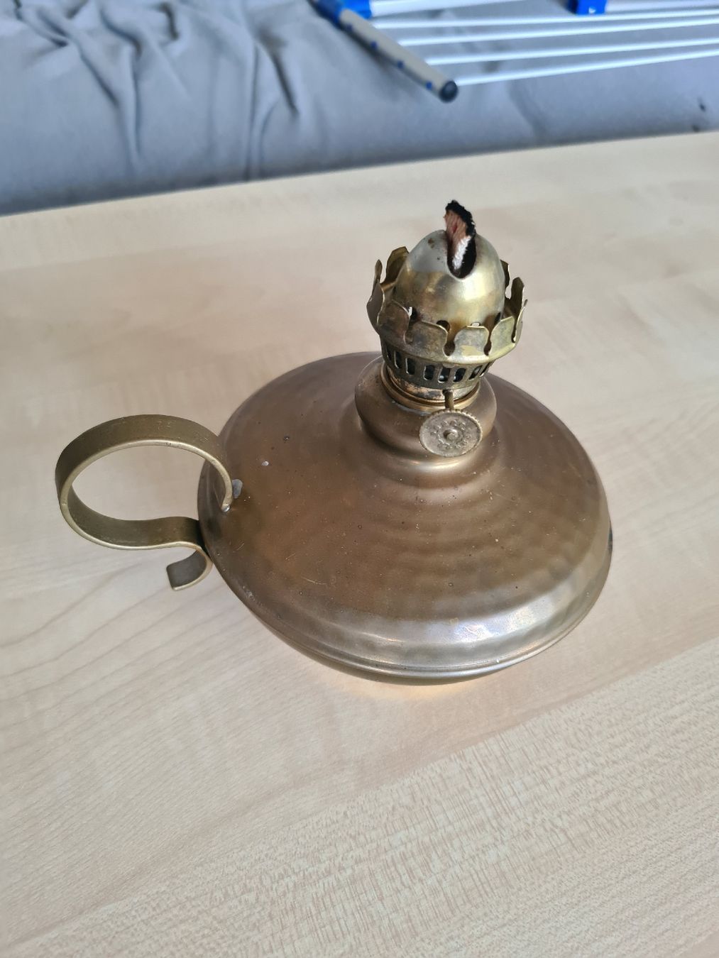 Lampen: Petrollampe Messing mit Glas, Öllampe – Gebraucht aus Sissach von pablum87 3