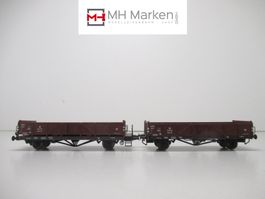 Liliput 21608 2er Set offene Güterwagen Deutsche Bahn DC H0