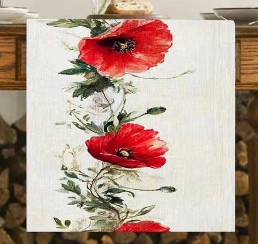 Autre linge de table: Mohnblumen-Tischläufer – Neuf avec emballage d'origine à Wagenhausen par FrauLang 1