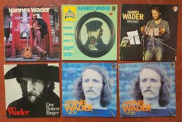 6 LP Hannes Wader Folk Liedermacher Vinyl Sammlung Konvolut