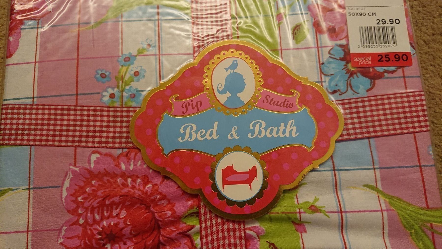 Pip Studio Biancheria da letto: Kissen-bezug Bad & Bath 50 x 90 – Nuovo e nell'imballaggio originale da Bottmingen venduto da Pidi0