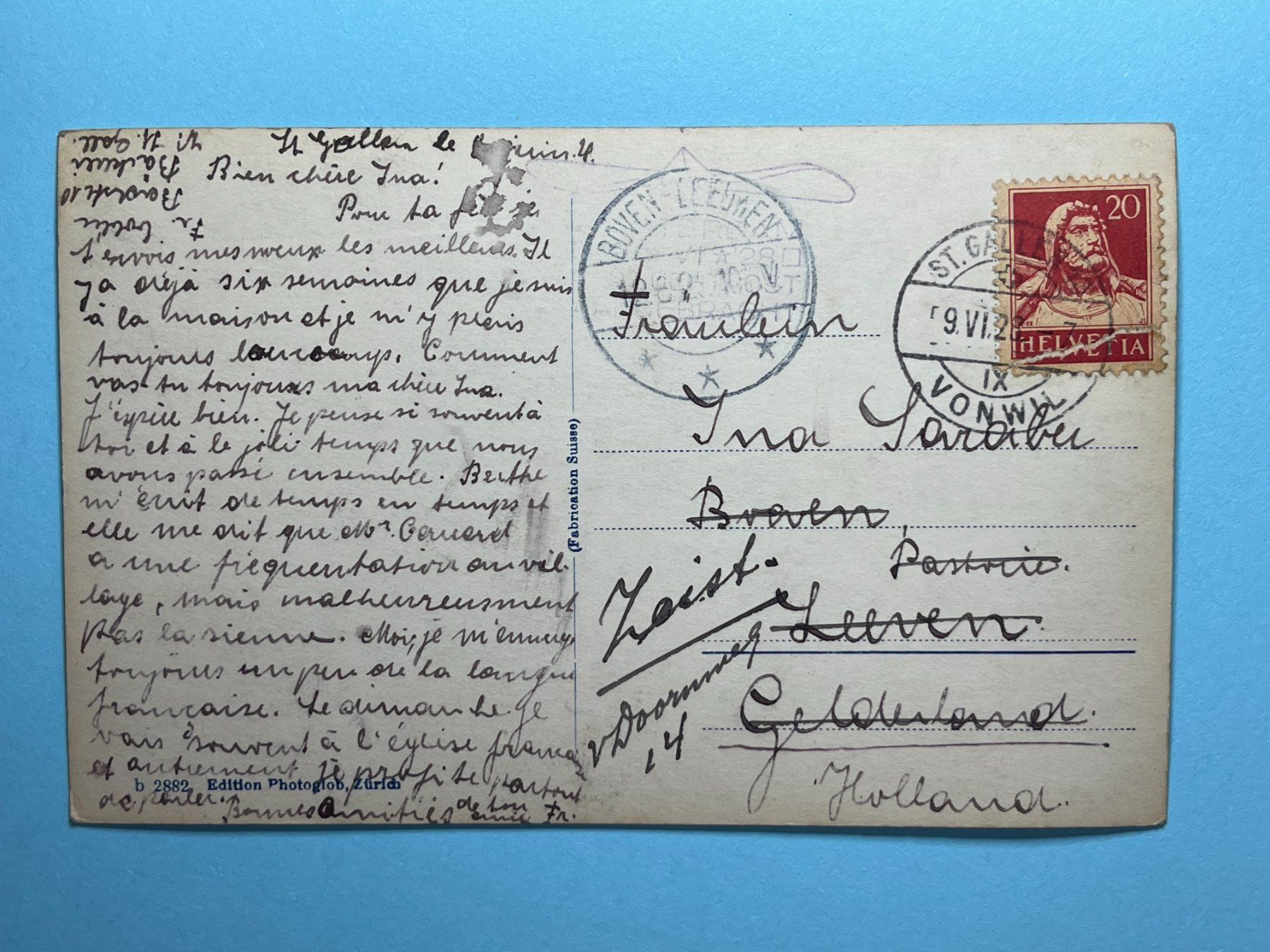 Cartoline postali: St. Gallen - Innerer Klosterhof mit Dom – Usato da Steg VS venduto da _vinci_ 1