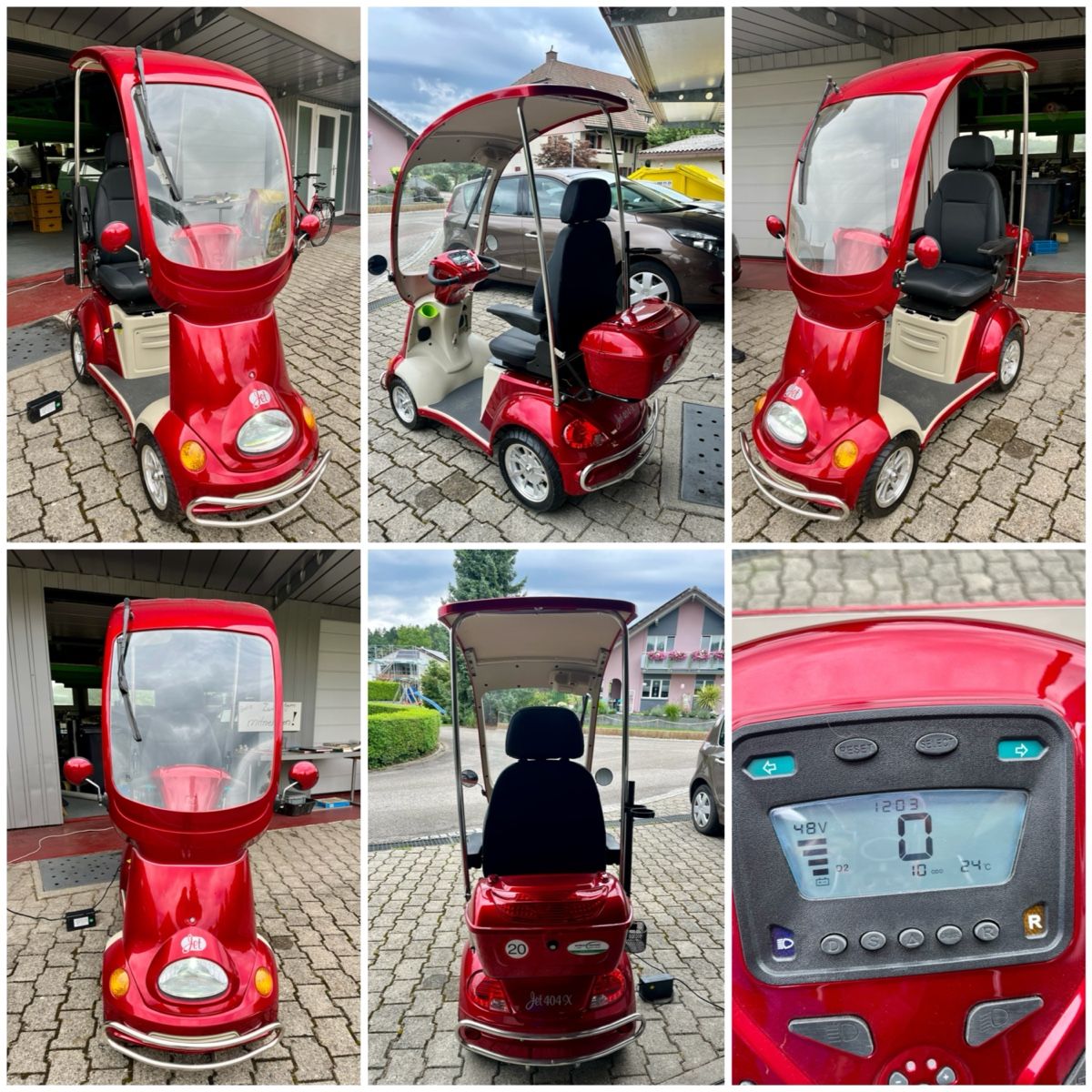 Elektromobile: Seniorenmobil Jet404D Bordeaux – Neu (gemäss Beschreibung) aus Roggwil BE von IsoNice88
