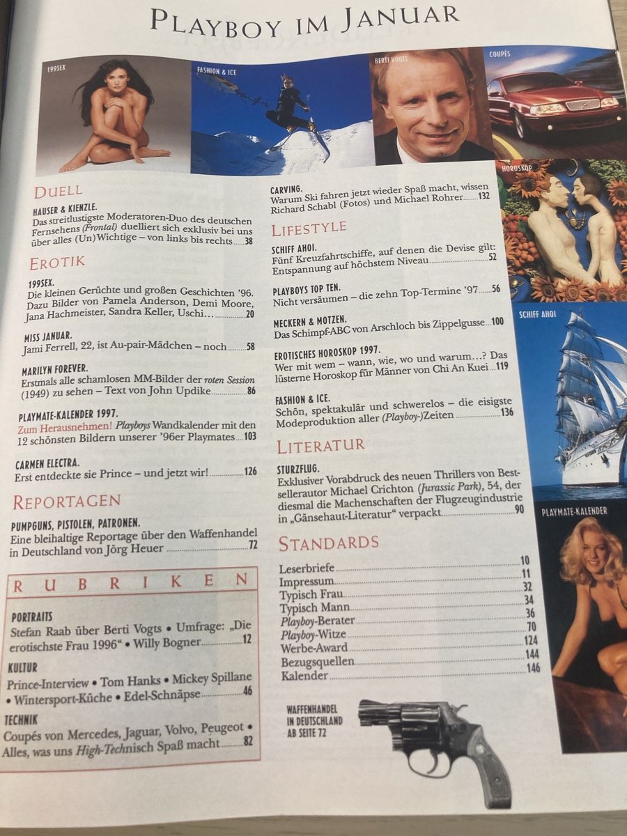 Riviste & Magazine: Playboy 1997 mit Playmate Kalender – Usato da Aarwangen venduto da to-hirschi 6