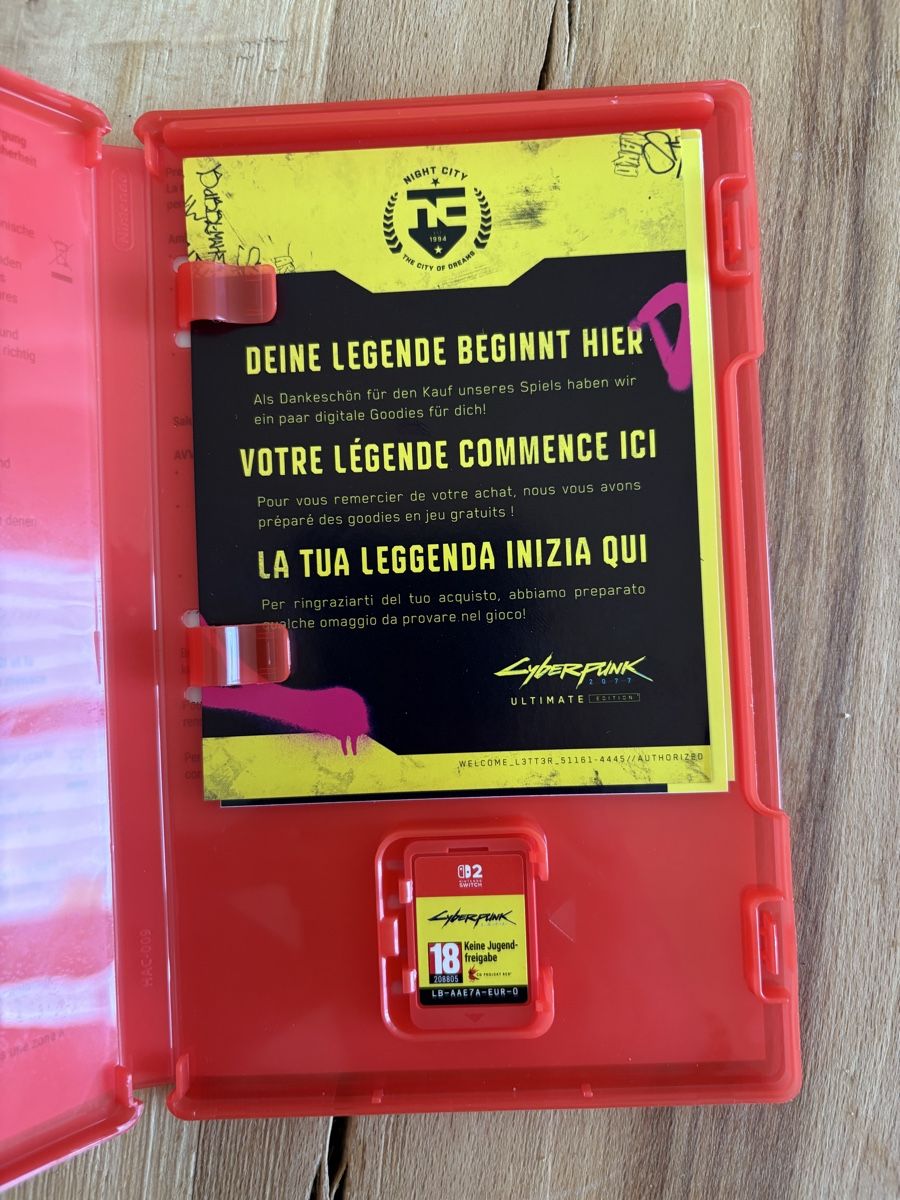 Nintendo Spiele: Nintendo Switch 2 Cyberpunk 2077  – Neu (gemäss Beschreibung) aus Regensdorf von k0nkret 1