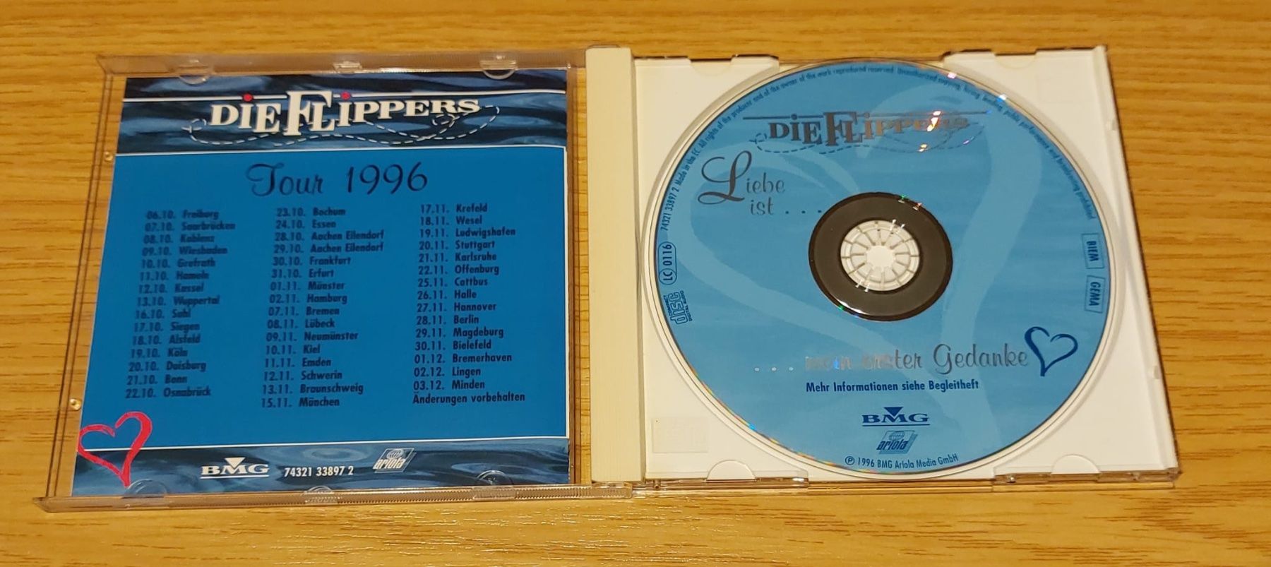 CD: CD - Die Flippers - Liebe ist..... mein erster Gedanke – Usato da Urtenen-Schönbühl venduto da Kahru 1