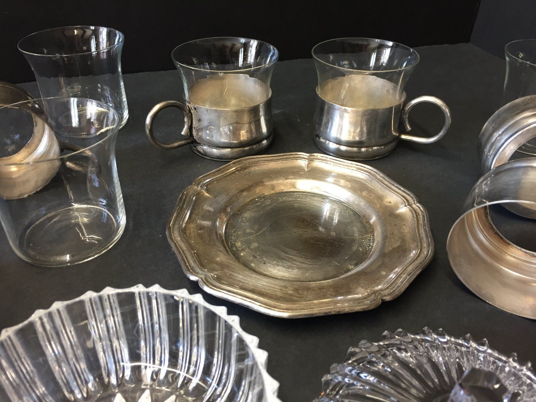 Geschirrsets: Vintage Tee / Kaffee Service Versilbert – Gebraucht aus Schaffhausen von vintageworld 9