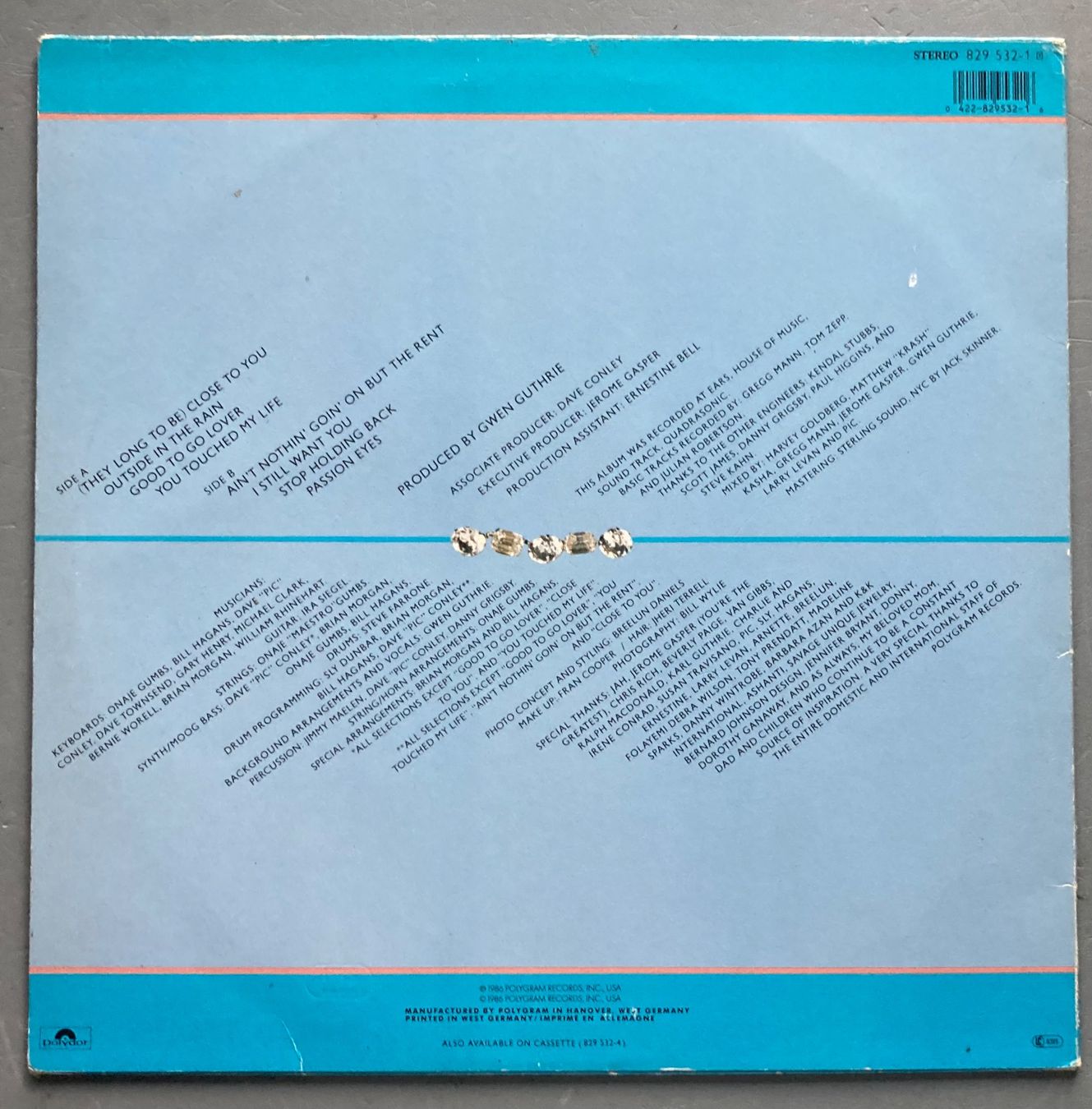 Schallplatten: GWEN GUTHRIE - GOOD TO GO LOVER – Gebraucht aus Poliez-Pittet von Newtown-Records 1