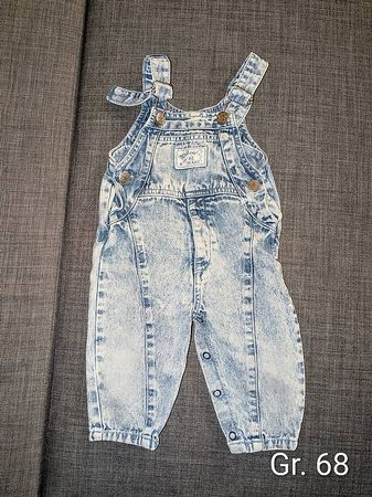 Jeans-Latzhose in Grösse 68