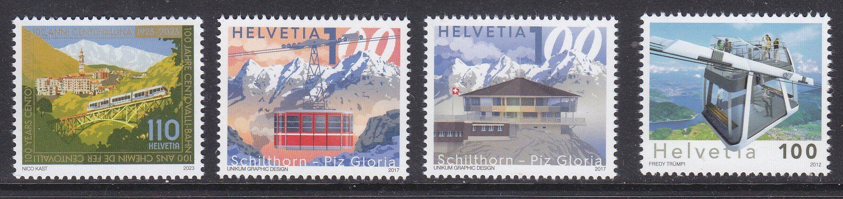 Alle Briefmarken: 1949-2022  Eisenbahn Sätze oder Einzelausgaben ** Postfrisch – Neu (gemäss Beschreibung) aus Adliswil von Aenti 1