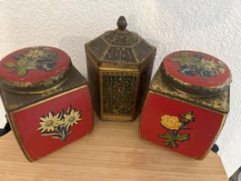 Antike Blechdosen Kaiser Kafee