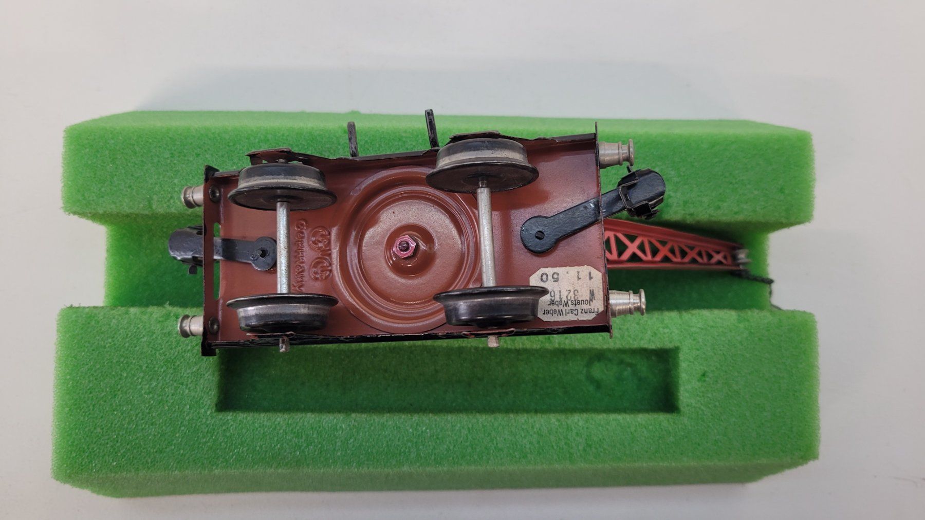 Märklin Modellini di ferrovie: Spur 0, Märklin Kranwagen – Usato da Büsserach venduto da ModellbahnDepot 6