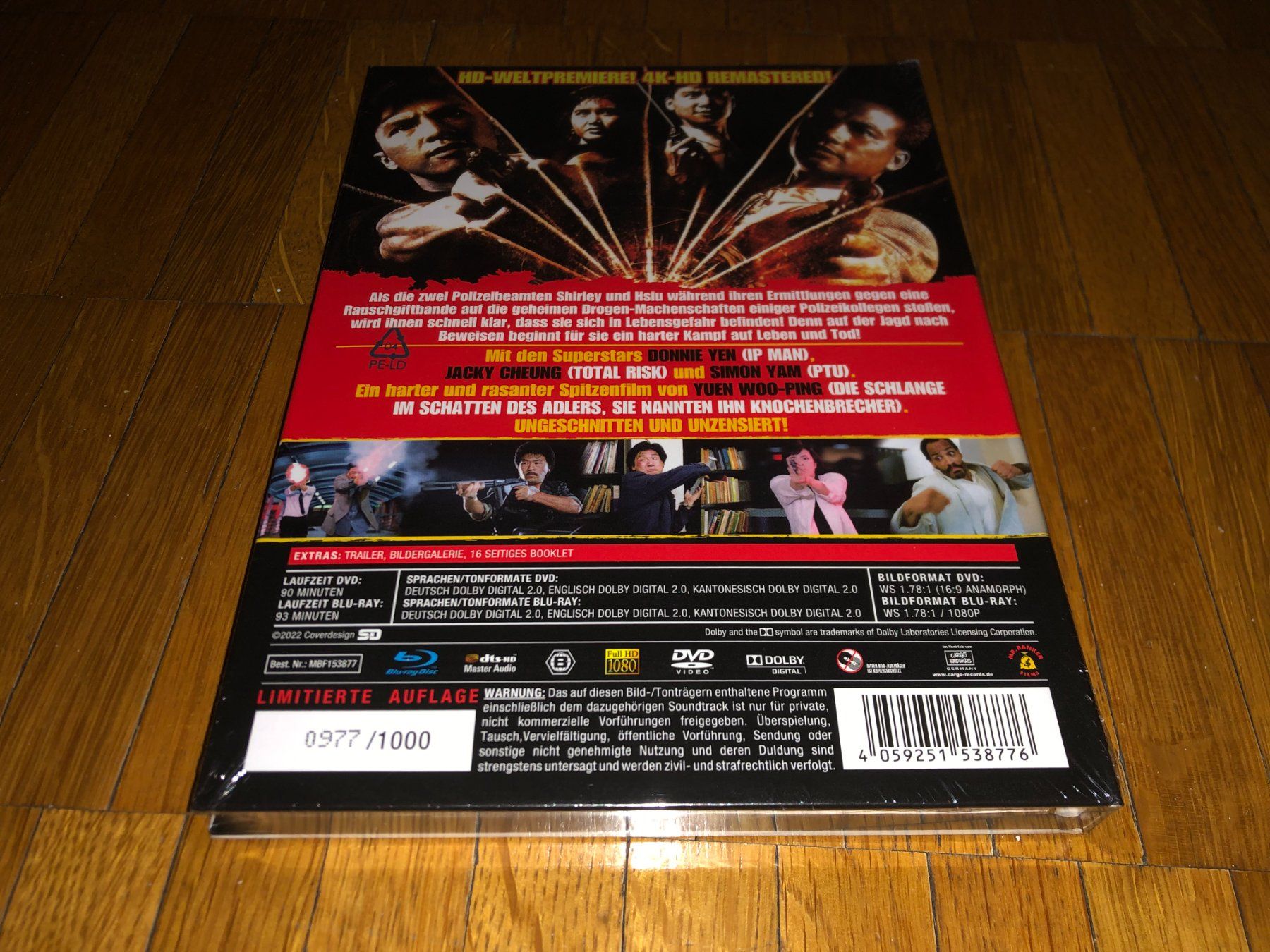 Alle DVDs: Tiger Cage 1 - Ultra Force 4 - MEDIABOOK - C - UNCUT – Neu und originalverpackt aus Basel von havsok 1