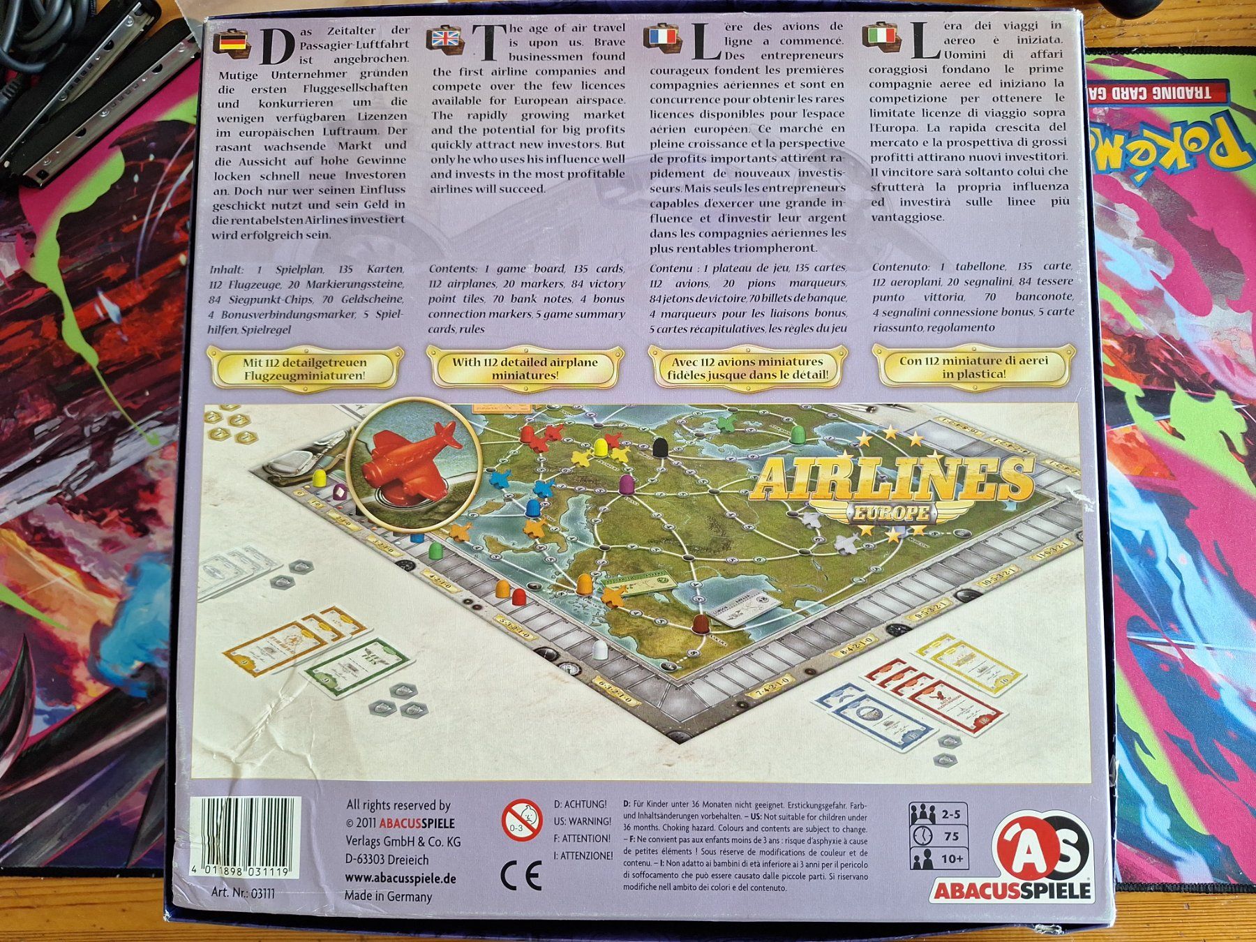 Spiele: Airlines - Abacus Spiele - Abacusspiele – Gebraucht aus Altstätten SG von GGsGameshop 6