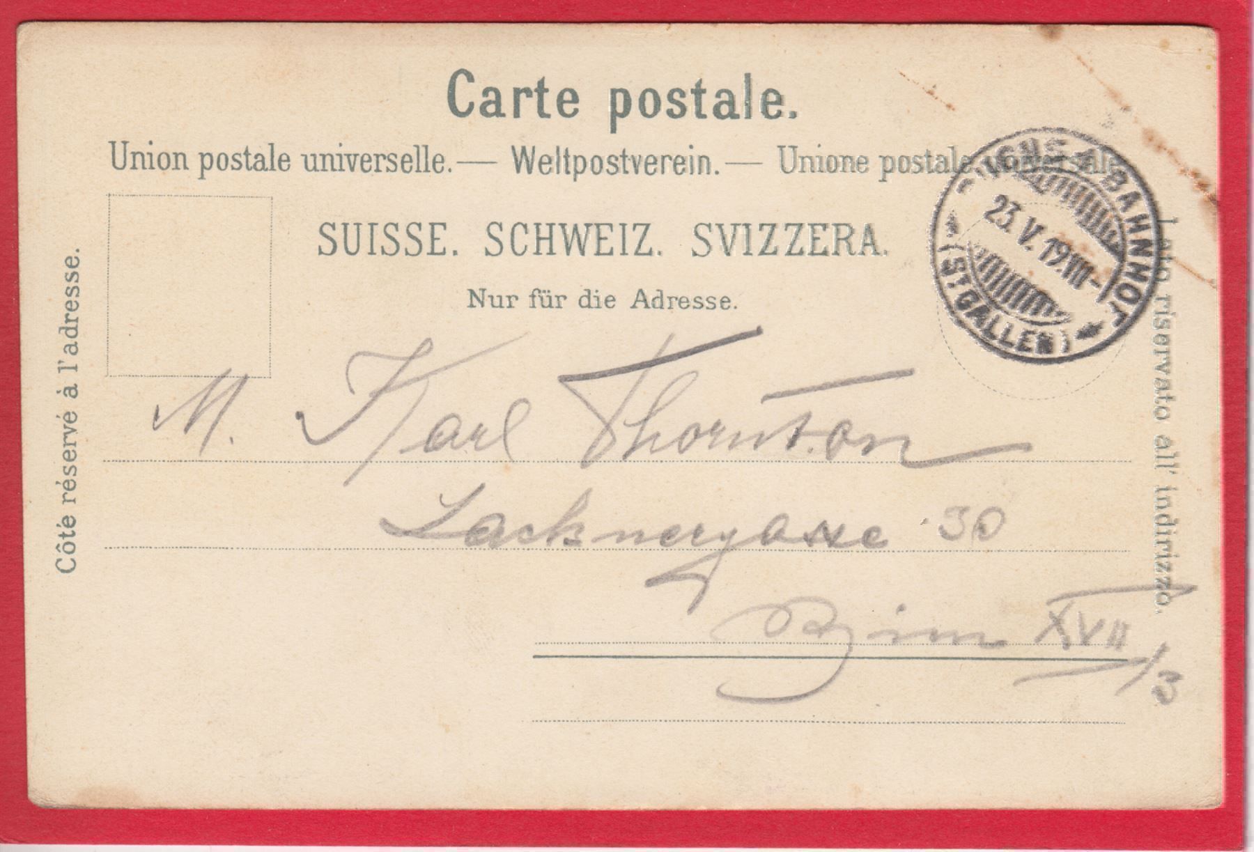 Cartoline postali: BUCHS-WERDENBERG, LITHO – Antico da Grüningen venduto da Kartensammler 1
