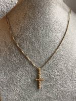 Silberkette Venezianer golden KREUZ!