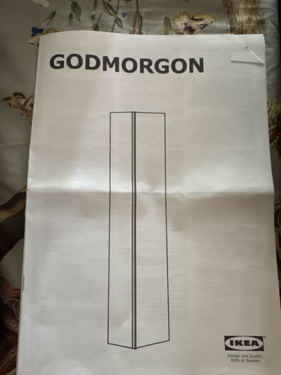 Ikea Scaffali: Tall White ikea Storage Cabinet: Godmorgon – Usato da Oberengstringen venduto da tal_t5f9 3