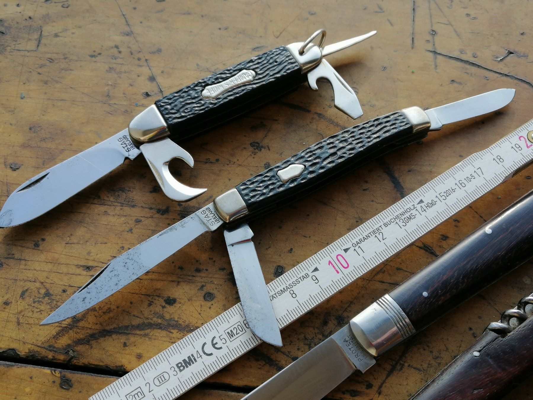Taschenmesser: ALTE SAMMLERMESSER VIER STÜCK – Gebraucht aus Maschwanden von OliverM05 3