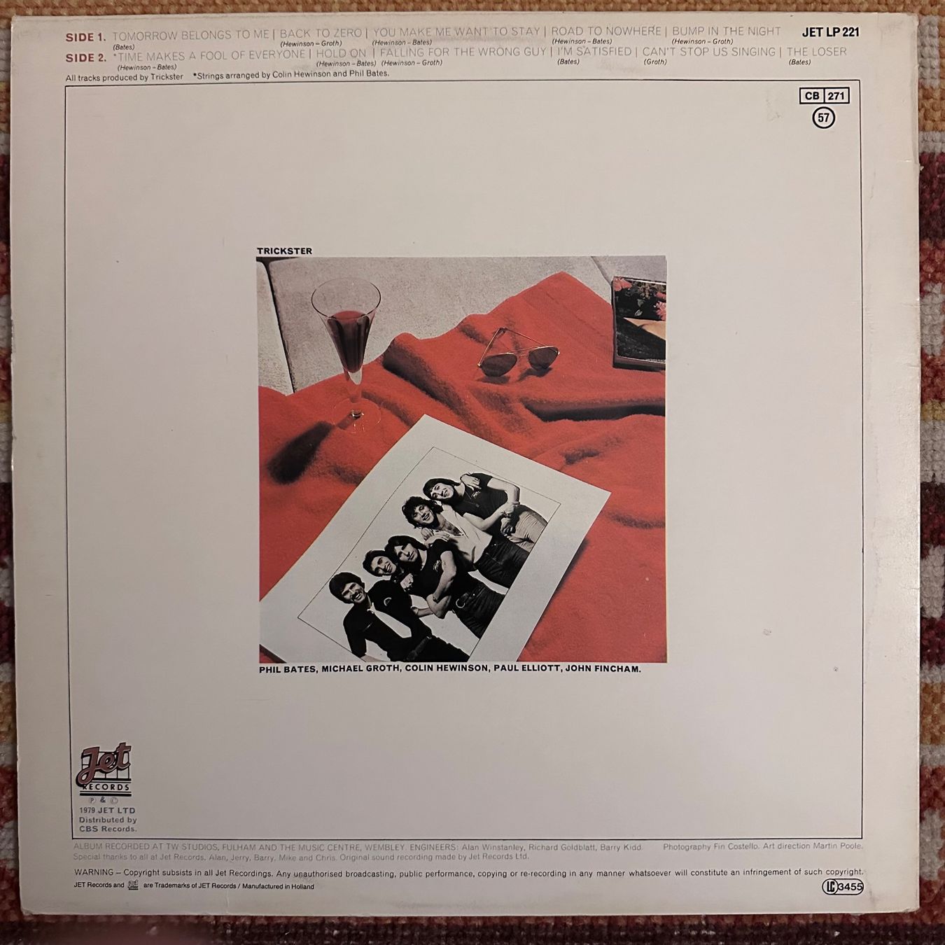 Schallplatten: LP - Trickster - Back To Zero – Gebraucht aus Breganzona von Onairda75 1