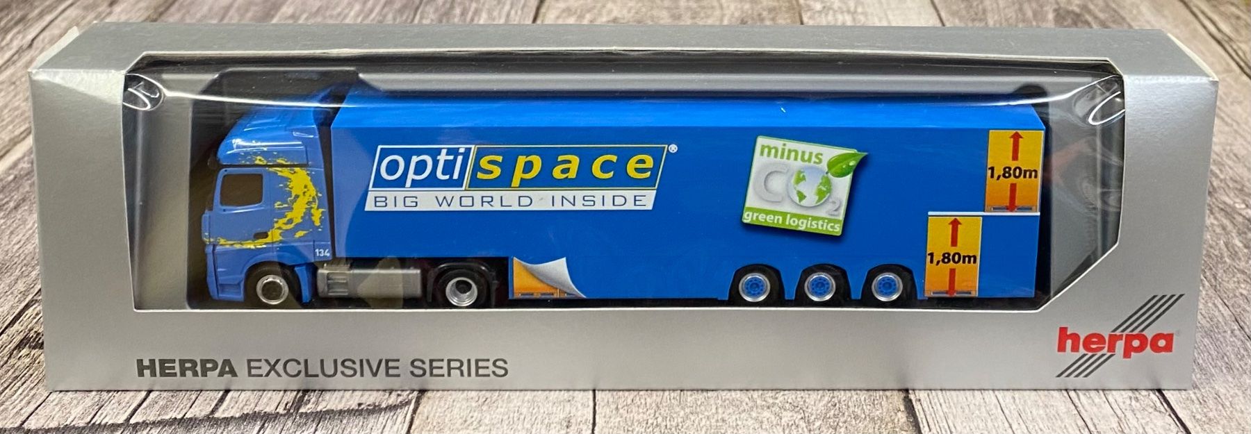 Herpa Kit di modellismo & Modellini statici: Herpa Truck 912617 "Opti Space" – Nuovo e nell'imballaggio originale da Sursee venduto da Toni-SpielSursee 1