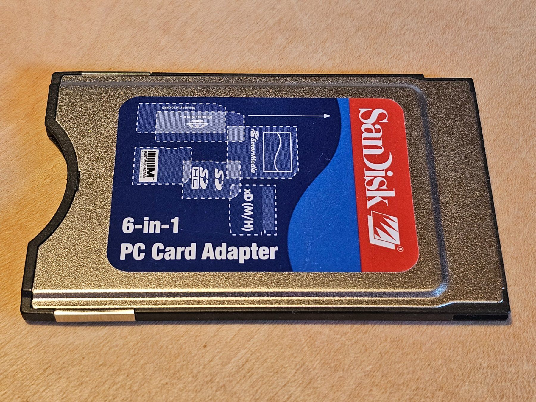 Sandisk Lettori di schede: SanDisk 6-in-1 PC Card Adapter - SDAD-67 – Usato da Pfäffikon ZH venduto da Gugus60