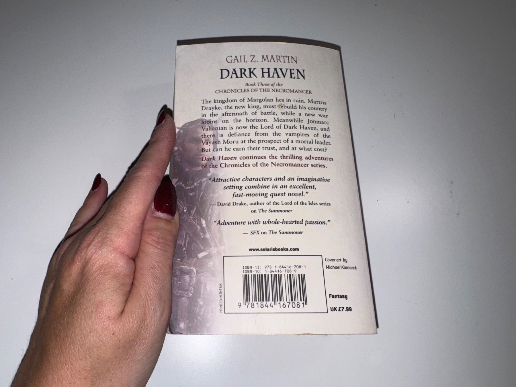 Libri: NOVEL: Gail Z. Martin, Dark haven – Usato da Grosswangen venduto da English_books 8