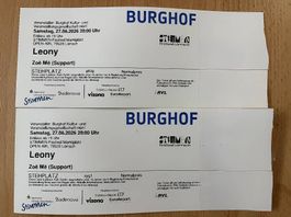2 Tickets Leony Stimmen Festival Lörrach 27.06.26