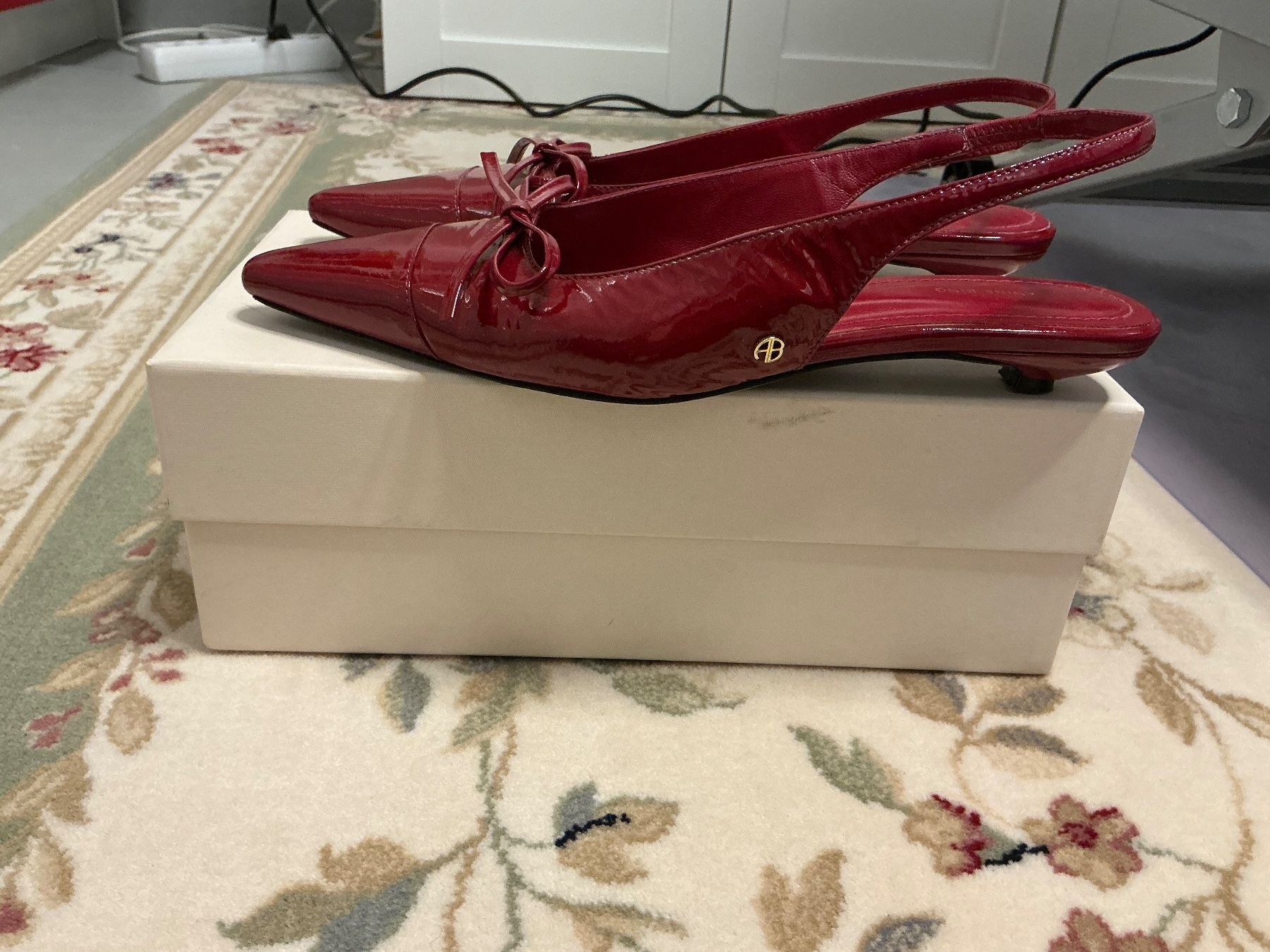 Scarpe da donna: Anine Bing Slingback Pumps Gr. 38 Bordeaux – Usato da Sennhof venduto da Svetik100