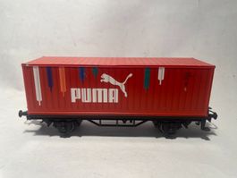 Märklin Containerwagen PUMA rot, AC Achsen