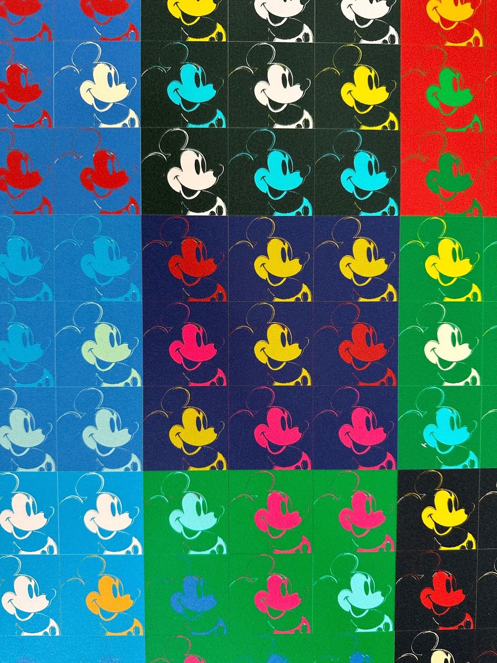 Gemälde: Andy Warhol: Multiple Mickey Mouse 28/100 – Neu (gemäss Beschreibung) aus Meilen von Smgdesign 1