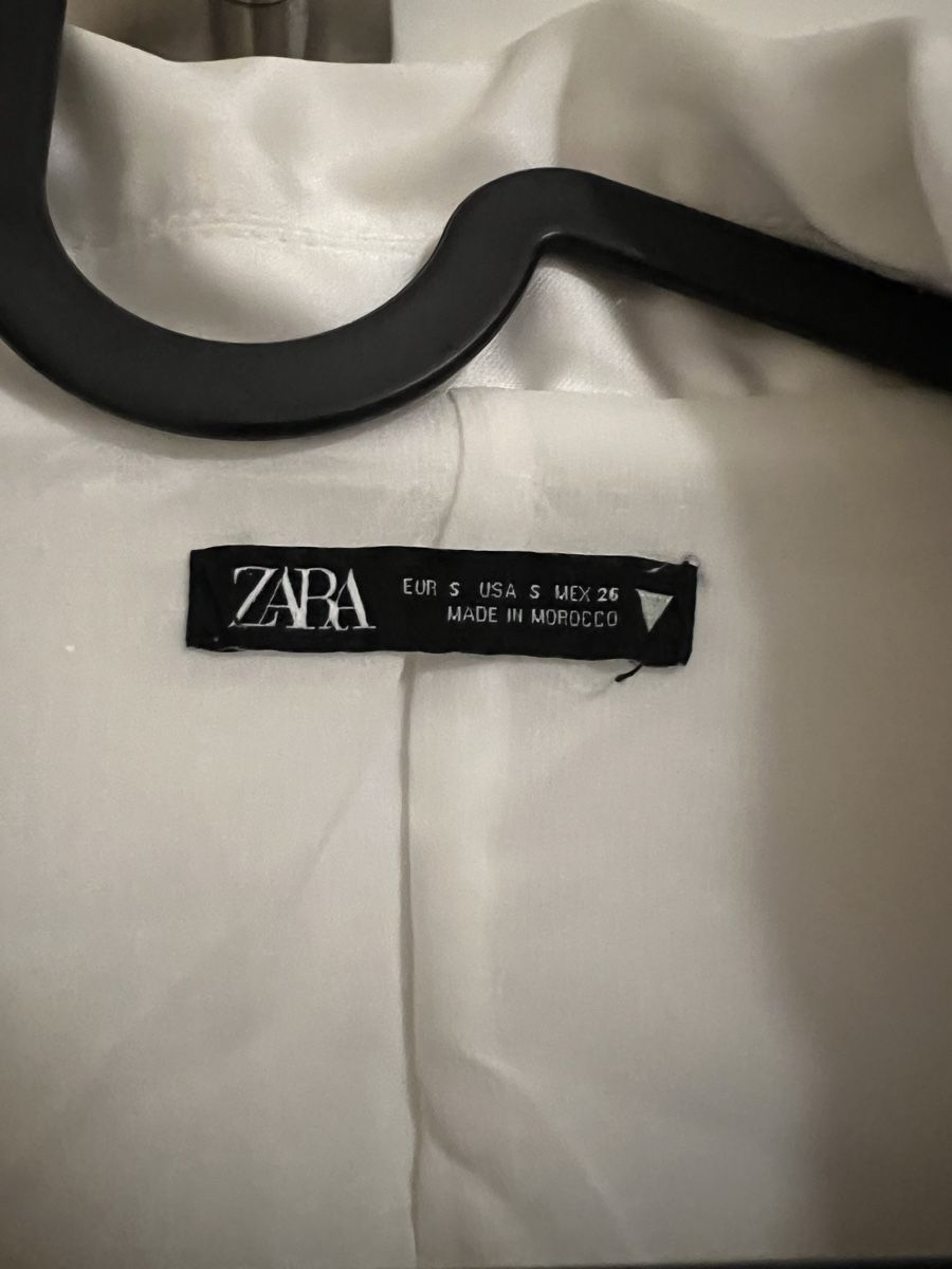 Zara Vestiti: Zara Blazerkleid Weiss Gr. S – Usato da Zürich venduto da R1908 2