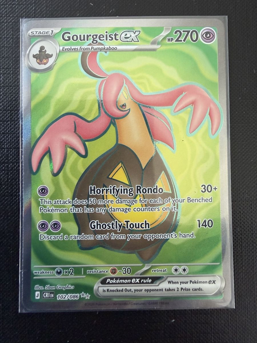 Pokémon Carte collezionabili: Gourgeist ex #102 CRI EN – Nuovo (secondo la descrizione) da Savigny venduto da Matgab94