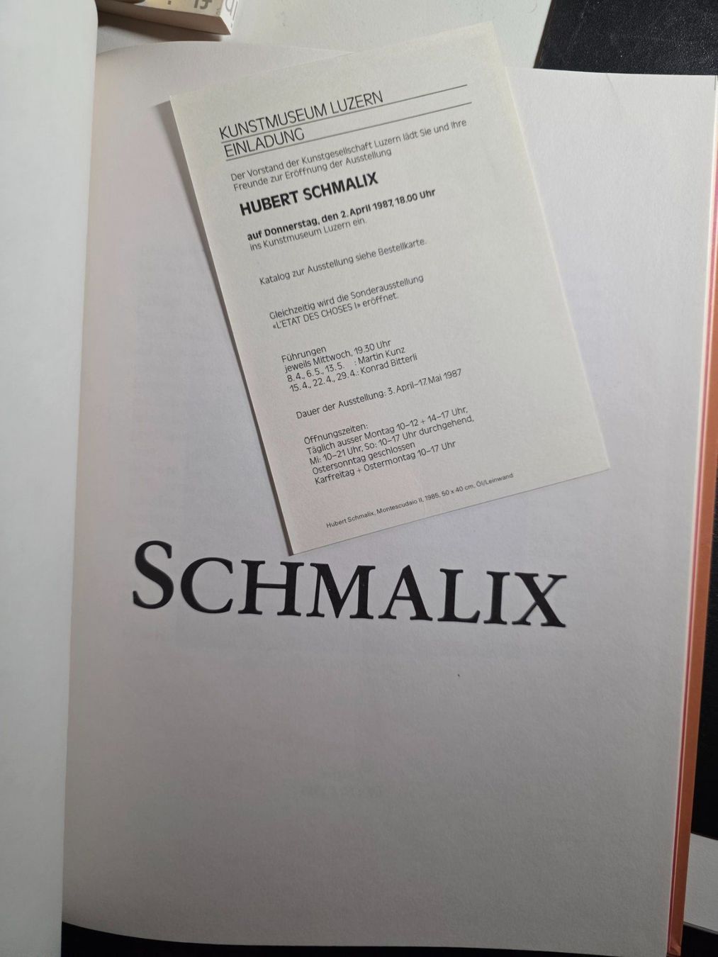 Libri: Yasmin und Iris - Hubert Schmalix - Kunst Buch 1986 – Usato da Walterswil BE venduto da Lonitti 2