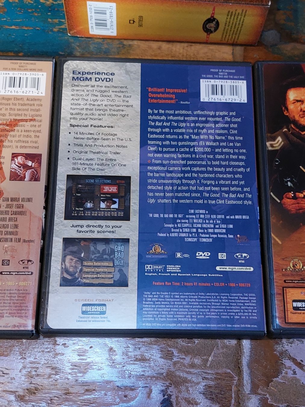 Tutti i DVDs: The Man With No Name, 3 DVDs Box, US-Code 1, Western Klassik – Usato da Winterthur venduto da Belzarek 4