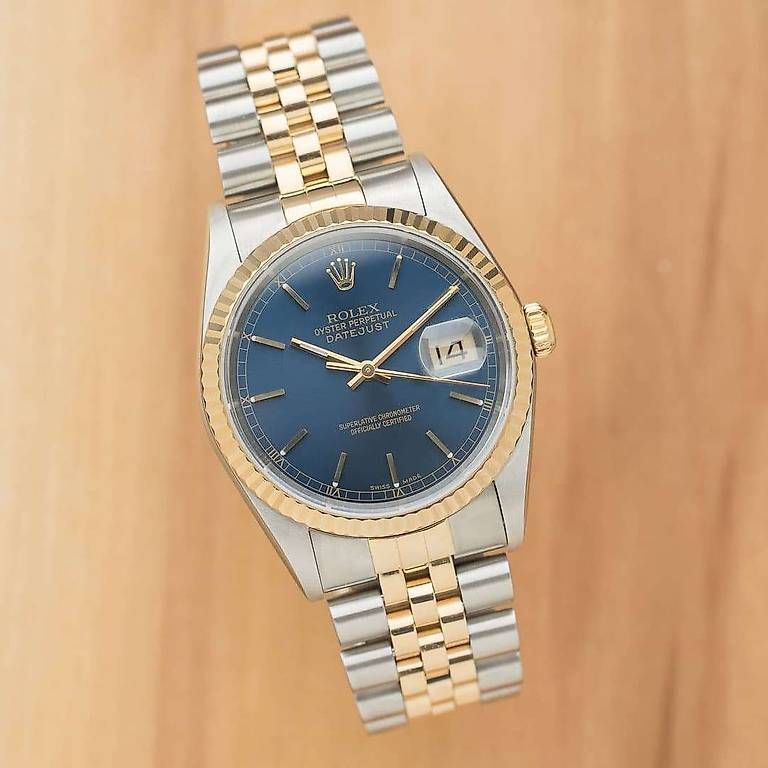 Uhren: Rolex Datejust, ref. 16233, circa fin 2002, début 2003 – Gebraucht aus Lausanne von inf_dft9