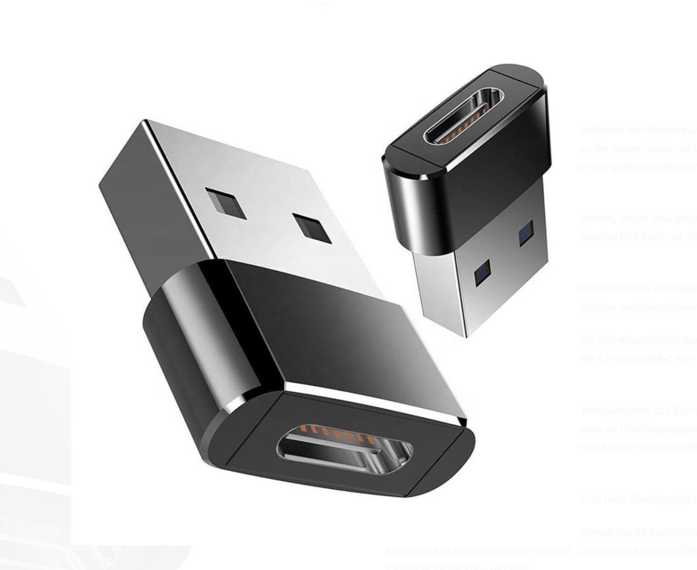 Unità & Adattatore: USB Typ A Buchse zu Typ C Stecker Konverter – Nuovo e nell'imballaggio originale da Rorschacherberg venduto da elektrofreak 3