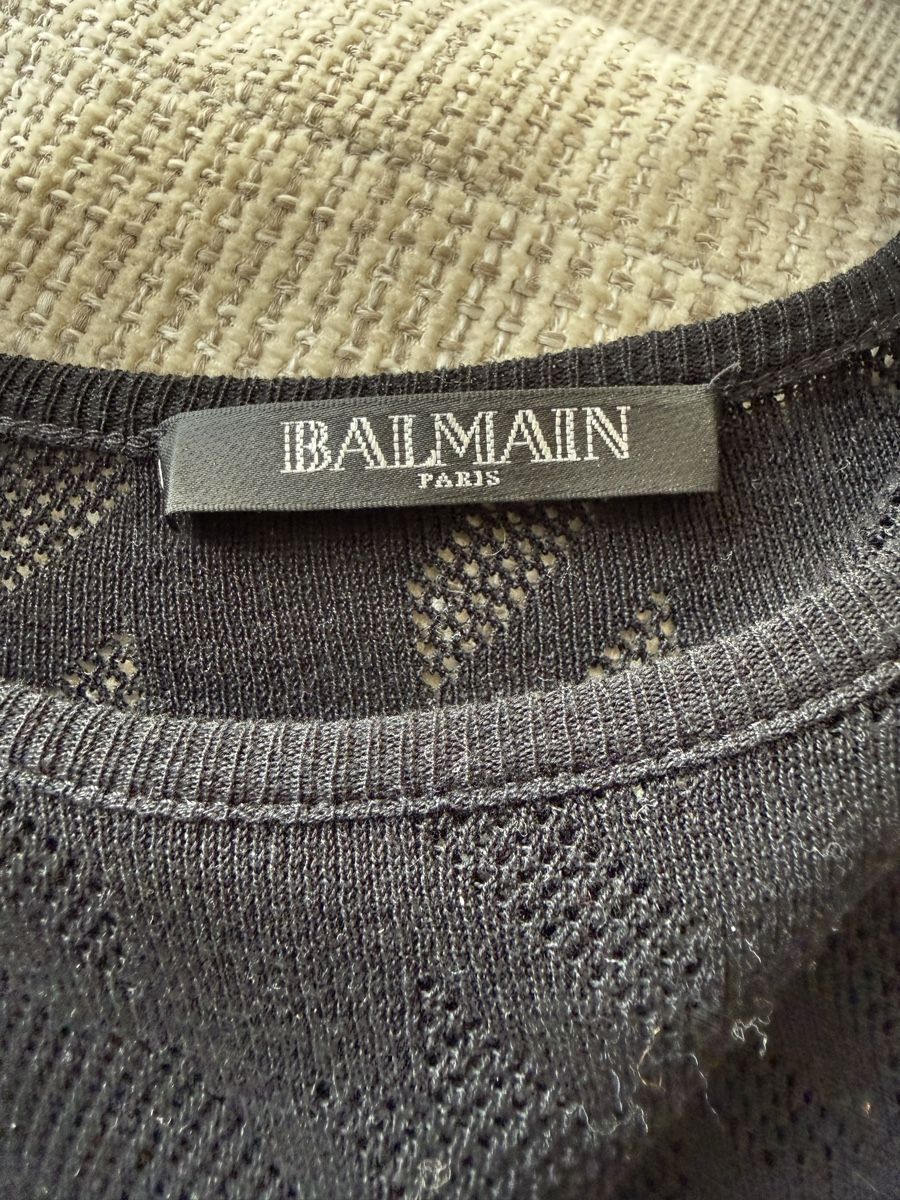 Balmain Vestiti: Original Balmain Shirt/Kleid, schwarz, Gr. 36 – Nuovo (secondo la descrizione) da Uetikon am See venduto da enzendan 2