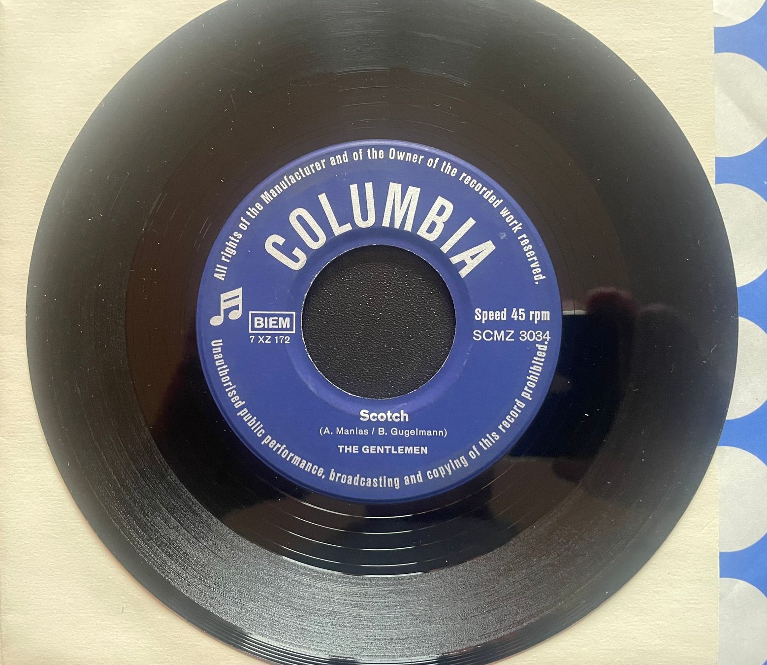Dischi in vinile: 7", The Gentlemen, It feels so good, LC, CH – Usato da Kleinlützel venduto da Vinylspezi 1