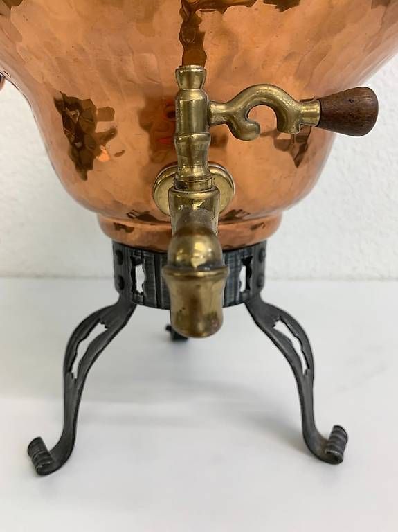 Pentole: Original Stöckli Kupfer Samowar mit Zapfhahn – Usato da Obernau venduto da Arche_Noah_Brocki 4