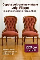 Coppia poltroncine vintage 