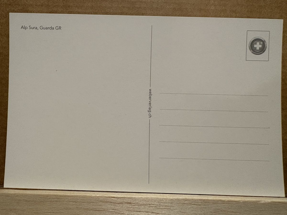 Cartoline postali: AK von Alp Sura Guarda – Nuovo (secondo la descrizione) da Rümlang venduto da Kartenpost1 1