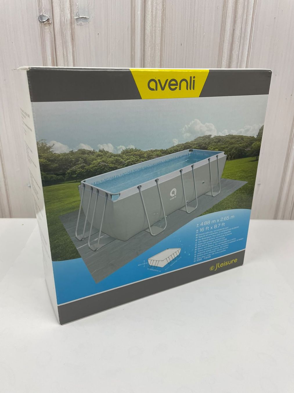Piscine: Avenli Frame Pool 488 x 265 cm, NEU - Pool Plache – Nuovo e nell'imballaggio originale da Wängi venduto da LiqKojote 1