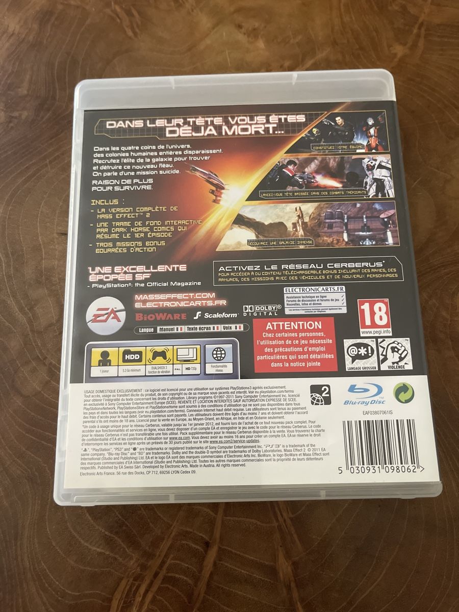 Jeux: Mass Effect 2 (PS3) – Neuf (Voir description) à Renens VD par fra_2rxn 1