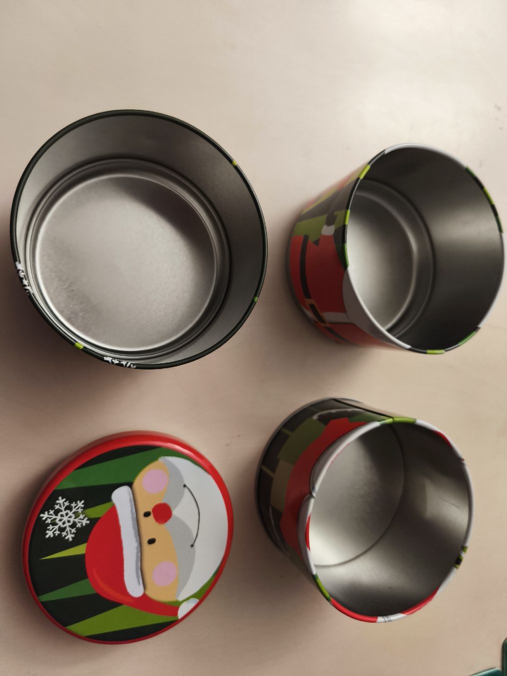 Contenitori & Simili: 3er Set Weihnachtsdose, Blechdose, Santa Claus 🎅 – Nuovo (secondo la descrizione) da Winterthur venduto da leovale 2
