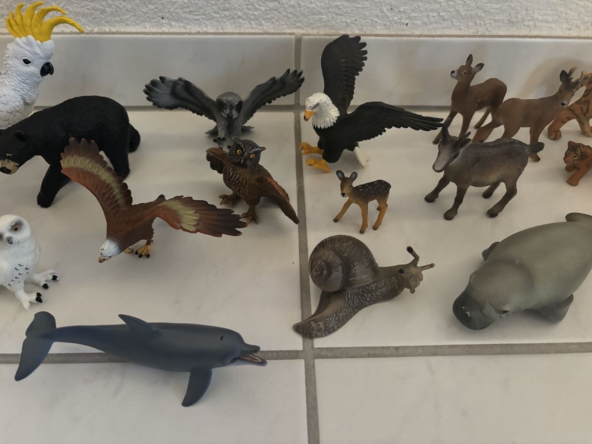 Bullyland Statuette: Diverse Tiere Papo Bully Schleich – Usato da Uetikon am See venduto da Winnieclaudia 2