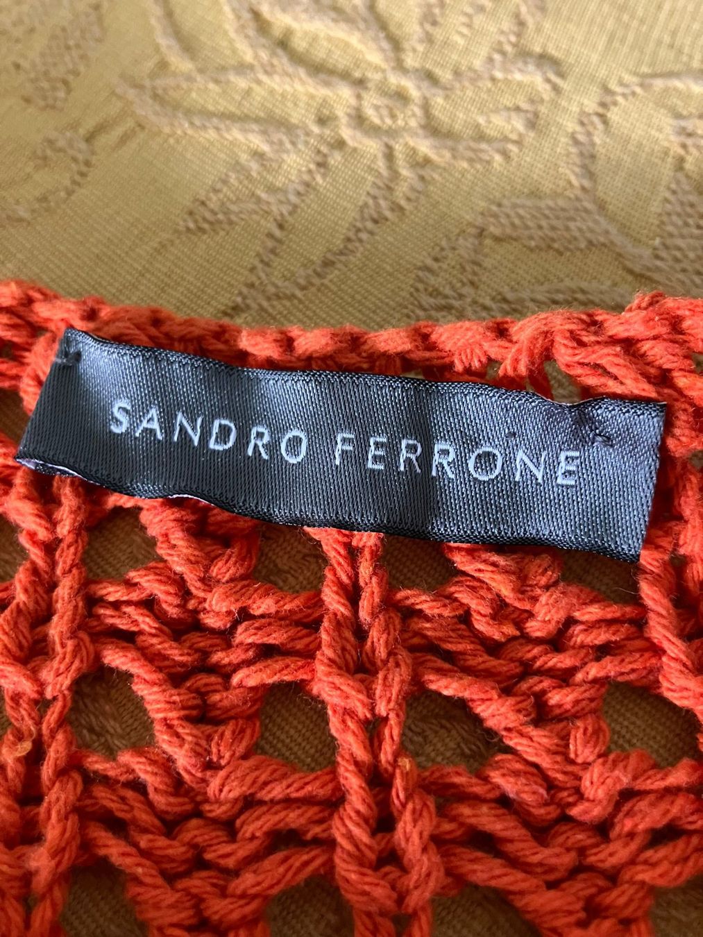 Maglioni & Felpe: Pulloverino arancione Sandro Ferrone tg.S – Usato da Melano venduto da H-Sara 1