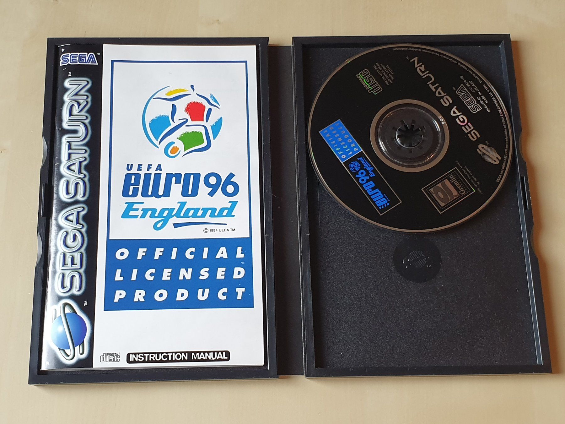 Sega Spiele: UEFA Euro 96 England Sega Saturn – Gebraucht aus Stansstad von collectorsshop 2