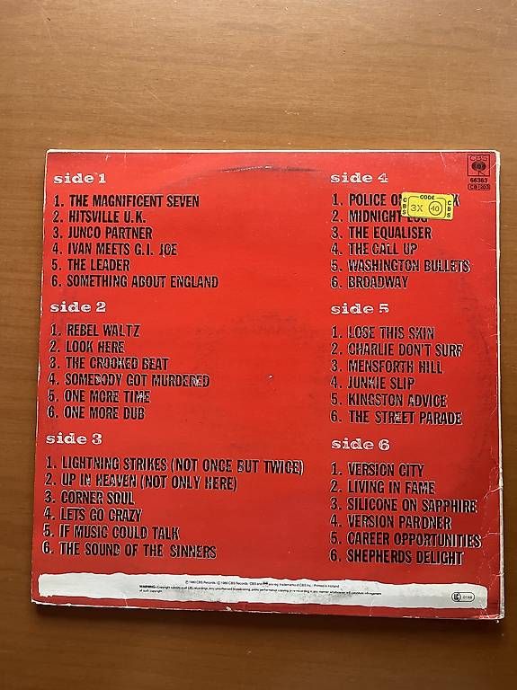 Dischi in vinile: LP The Clash - Sandinista – Usato da Viganello venduto da 597_k72f 1