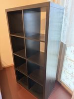 Kallax schwarzbraun 77x146cm mit Gebrauchsspuren